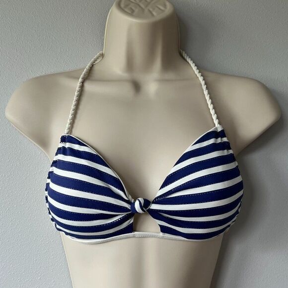 L*Space Nautical Style Bikini Top Size L - Picture 1 of 7